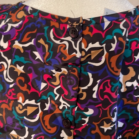 Vintage Christie and Jill medium petite cap sleeve top 24-138 - Picture 3 of 6